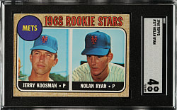 1968 Topps #177 Nolan Ryan Rookie SGC VG/EX 4
