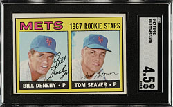 1967 Topps #581 Tom Seaver Rookie SGC VG/EX+ 4.5