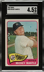 1965 Topps #350 Mickey Mantle SGC VG/EX+ 4.5