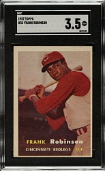1957 Topps #35 Frank Robinson Rookie SGC VG+ 3.5