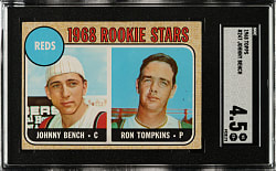 1968 Topps #247 Johnny Bench Rookie SGC VG/EX+ 4.5
