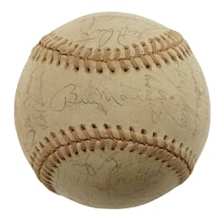 1976 New York Yankees American League Champions Team-Signed Baseball with Yogi Berra and Billy Martin