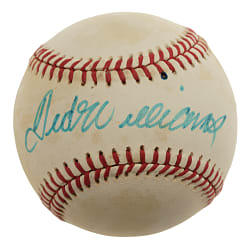 Ted Williams Single-Signed Baseball - JSA