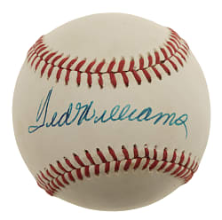 Ted Williams Single-Signed Baseball - JSA