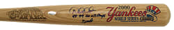 2000 Derek Jeter Signed World Series Cooperstown Bat with Multiple Inscriptions - Steiner