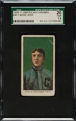 1909-1911 E90-1 American Caramel Addie Joss Portrait SGC FAIR 20