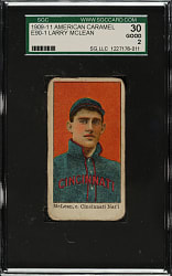 1909-1911 E90-1 American Caramel Larry McLean SGC GOOD 30