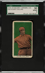 1910 E93 Standard Caramel Eddie Collins SGC GOOD 30