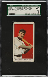 1909-1911 E90-1 American Caramel George McQuillan SGC VG 40