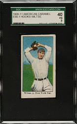 1909-1911 E90-1 American Caramel Hooks Wiltse SGC VG 40