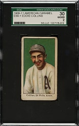 1909-1911 E90-1 American Caramel Eddie Collins SGC GOOD 30