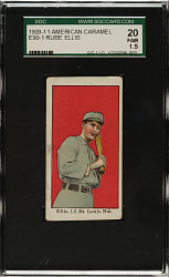 1909-1911 E90-1 American Caramel Rube Ellis SGC FAIR 20