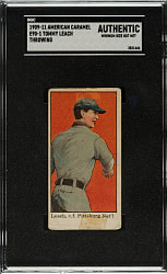 1909-1911 E90-1 American Caramel Tommy Leach Throwing SGC Authentic