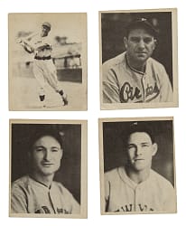 1939 R334 Play Ball Collection (10) Including Bobby Doerr, Lloyd Waner and Mel Ott - All Sample Backs
