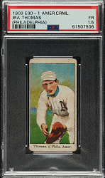 1909-1911 E90-1 American Caramel Ira Thomas PSA FAIR 1.5