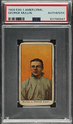 1909-1911 E90-1 American Caramel George Mullin PSA Authentic
