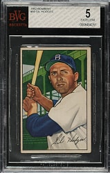 1952 Bowman #80 Gil Hodges BVG EX 5
