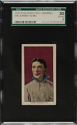 1910 E96 Philadelphia Caramel Johnny Kling SGC GOOD 30