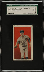 1910 E96 Philadelphia Caramel Nap Rucker SGC GOOD 30