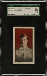 1910 E96 Philadelphia Caramel Red Murray SGC FAIR 20