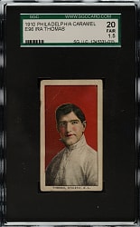 1910 E96 Philadelphia Caramel Ira Thomas SGC FAIR 20