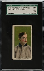 1910 E96 Philadelphia Caramel Claude Rossman SGC FAIR 20