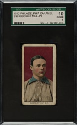 1910 E96 Philadelphia Caramel George Mullin SGC POOR 10