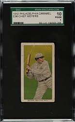 1910 E96 Philadelphia Caramel Chief Meyers SGC POOR 10