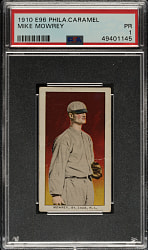 1910 E96 Philadelphia Caramel Mike Mowrey PSA POOR 1