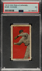 1910 E96 Philadelphia Caramel Babe Adams PSA POOR 1