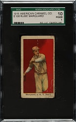 1915 E106 American Caramel Rube Marquard SGC POOR 10