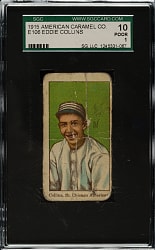 1915 E106 American Caramel Eddie Collins SGC POOR 10