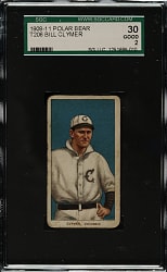 1909-1911 T206 White Border Bill Clymer SGC GOOD 30 - Polar Bear Back