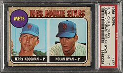 1968 Topps #177 Nolan Ryan Rookie PSA NM 7