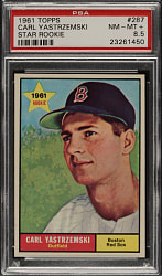 1961 Topps #287 Carl Yastrzemski PSA NM-MT+ 8.5
