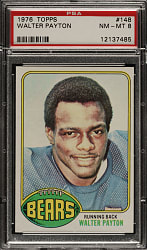 1976 Topps Football #148 Walter Payton Rookie PSA NM-MT 8