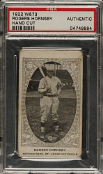 1922 W573 Rogers Hornsby PSA Authentic