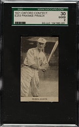 1921 E253 Oxford Confectionery Frankie Frisch SGC GOOD 30