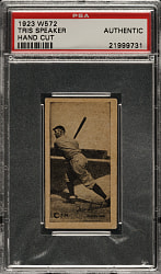 1923 W572 Tris Speaker PSA Authentic