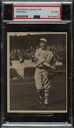 1929 R316 Kashin Publications Sam Rice PSA EX-MT 6