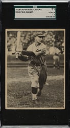 1929 R316 Kashin Publications Paul Waner SGC GOOD+ 35