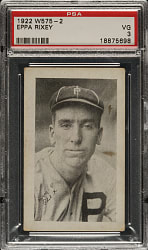 1922 W575-2 Eppa Rixey PSA VG 3