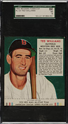 1952 Redman Tobacco #AL-23 Ted Williams SGC EX 60