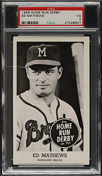 1959 Home Run Derby Ed Mathews PSA VG 3