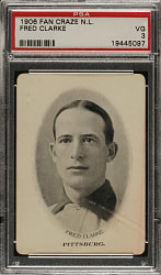 1906 Fan Craze National League Fred Clarke PSA VG 3