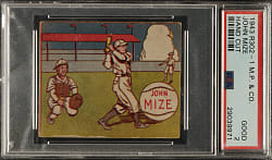 1943 R302-1 M.P. & Co. Johnny Mize PSA GOOD 2