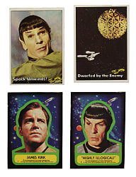 1976 Topps "Star Trek" Complete Set (88) Plus Complete Sticker Set (22)