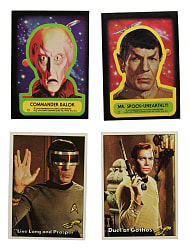 1976 Topps "Star Trek" Complete Set (88) Plus Complete Sticker Set (22)