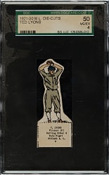 1921-1930 M. L. Die-Cuts Ted Lyons SGC VG/EX 50