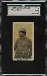 1909-1910 E97 C. A. Briggs Co. Willie Keeler SGC POOR 10